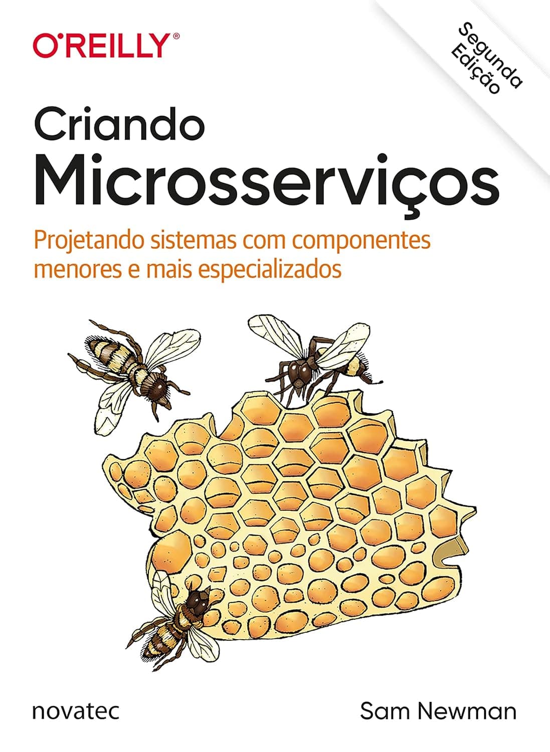 Capa do livro Criando Microsserviços